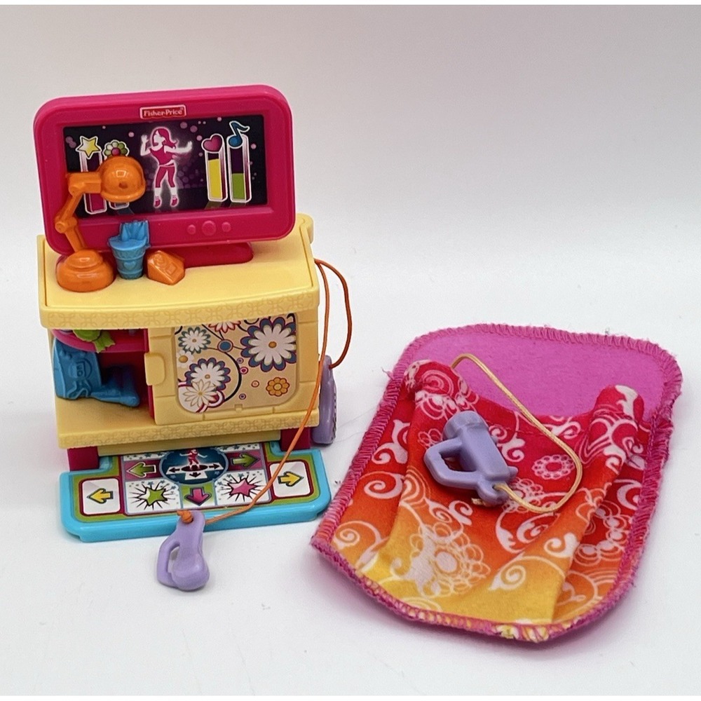 Fisher-Price Loving Family Slumber Party Hidden Room Dollhouse Accessories 2012